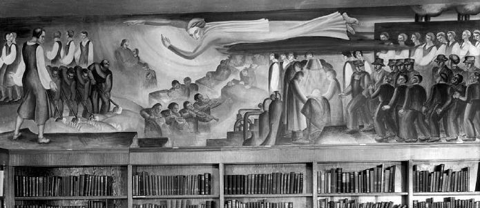 Youth Marches On mural